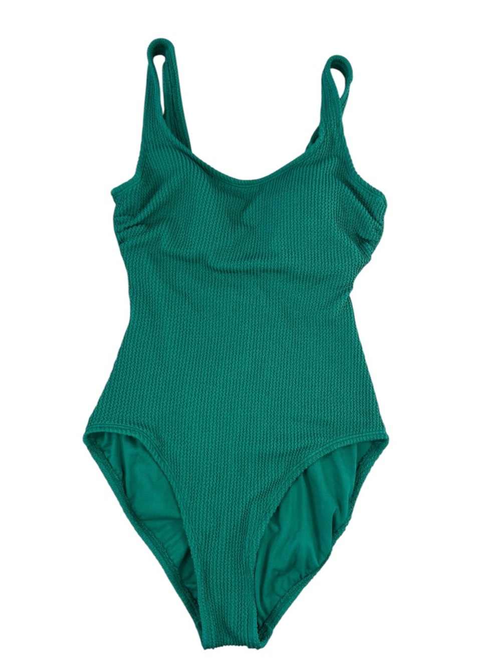Time and Tru Ribbed Preppy One Piece Bathing Suit Size Large 12-14